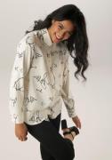 Aniston SELECTED Overhemdblouse met modieus stijlvolle all-over-print