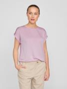 Vila Shirt met korte mouwen VIELLETTE S/S SATIN TOP - NOOS