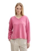 Tom Tailor Sweatshirt Scuba met v-hals