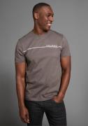 DELMAO T-shirt Korte mouw, met coole print, ronde halslijn, van 100% k...