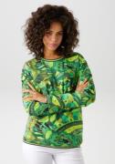 Aniston CASUAL Sweatshirt met extravagante print in batik-stijl