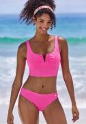 Venice Beach Crop-bikinitop Lucky met v-beugel detail voor