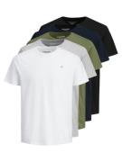 Jack & Jones Shirt met ronde hals JORJXJ in 5-pack met ronde hals en a...