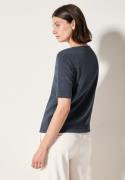 Cecil T-shirt met fijne crepe-structuur