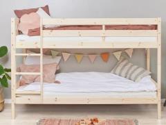 Hoppekids Stapelbed Eco comfort kinderbed 90x200 of 70x160 van massief...