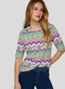 Rabe Shirt met ronde hals met grafisch patroon