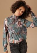 Aniston CASUAL Blouse zonder sluiting met grootvlakige bloemenprint - ...