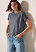 Cecil T-shirt met knoopdetail