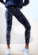 active by Lascana Functionele legging Sportleggings met glanzende prin...