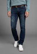 Bruno Banani Straight jeans Hutch rechte broekspijpen, gedeeltelijk me...