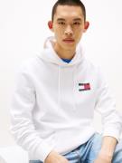 TOMMY JEANS Sweatshirt TJM REG ESSENTIAL FLAG HOOD EXT met bedrukte me...