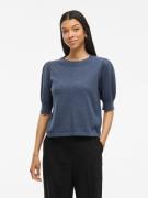 Vila Gebreide trui VIRIL 2/4 SLEEVE O-NECK KNIT TOP - NOOS