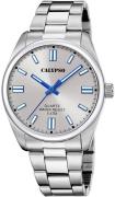 CALYPSO WATCHES Kwartshorloge Basic Horloge, herenhorloge, stalen band...