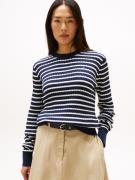 Tommy Hilfiger Trui met ronde hals CO CABLE C-NK LS SWEATER