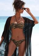 Bruno Banani Beugelbikini in bandeaumodel in tweekleurige animal-look