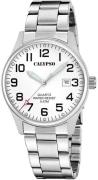 CALYPSO WATCHES Kwartshorloge Basic Horloge, herenhorloge, stalen band...