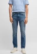 Boss Orange Slim fit jeans Delaware met normale taillehoogte