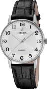Festina Kwartshorloge Horloge, herenhorloge, leren band, analoog