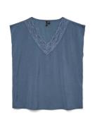 Vero Moda Kanten top VMSAFA SL V-NECK LACE TOP WVN GA NOOS