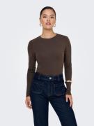 Only Shirt met lange mouwen ONLRILEY O-NECK L/S TOP JRS