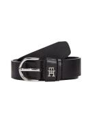Tommy Hilfiger Leren riem ESSENTIAL EFFORTLESS 2.5 SILVER Eenvoudige d...