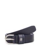 Tommy Hilfiger Leren riem ESSENTIAL EFFORTLESS 2.5 SILVER Eenvoudige d...