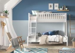 Vipack Stapelbed Scott, massief dennenhout, stevig gebouwd, Made in Eu...