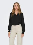 Only Shirt ONLMETTE V-NECK LS SMOCK TOP NOOS WVN