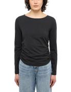 MUSTANG Shirt met lange mouwen Style Delia met tunnelkoordjes