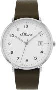 s.Oliver Kwartshorloge Horloge, dameshorloge, herenhorloge, leren band...