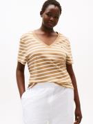 Tommy Hilfiger Curve Shirt met V-hals CRV SLIM CODY V-NK SS