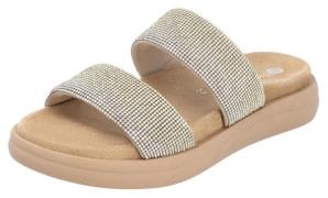 Remonte Slippers , plateau, zomerschoen, slippers met sprankelende str...