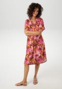 Aniston CASUAL Zomerjurk met extravagante, grafische bloemenprint
