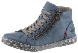 Rieker Hoge veterschoenen , veterschoen, casual laarzen met rits aan d...
