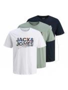 Jack & Jones Junior T-shirt JJGEPLAS TEE SS CREW NECK 3PK MP JNR (set,...