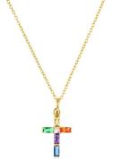 s.Oliver Ketting met hanger Halsketting kruis regenboogkleurig, 203550...