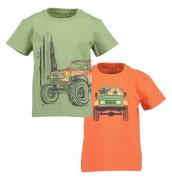 Blue Seven Shirt met korte mouwen met grote, opvallende frontmotieven ...