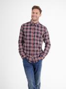 Lerros Geruit overhemd LERROS heren ruithemd in structuurkwaliteit