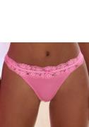 Vivance String met bloeiende kant rondom de band