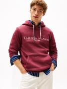 Tommy Hilfiger Hoodie TOMMY LOGO HOODY met capuchon en kangoeroezak