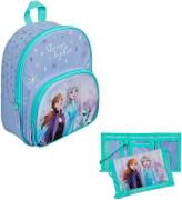 UNDERCOVER Kinderrugzak Frozen inclusief portemonnee (set, 2-delig)