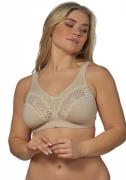 Elbrina Beugelloze-bh met gebloemde kanten details (1-delig)