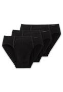 Schiesser Minislip Essentials met klein logo bij de band (3 stuks)