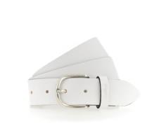 MUSTANG Leren riem Met geperst MUSTANG-logo op de lus, 3,5 cm