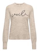 Only Gebreide trui ONLIBI LS EMB O-NECK CC KNT
