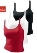 vivance active Top met spaghettibandjes van zacht microvezel (Set van ...