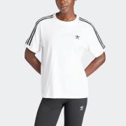 adidas Originals T-shirt 3 STRIPE TEE drie-strepen shirt met trefoil-l...