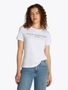 Tommy Hilfiger T-shirt REG CORP LOGO C-NK met logo en borduursel