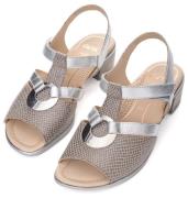 Ara Sandaaltjes Lugano , feestdag schoen, glittersandaal, kitten heel ...