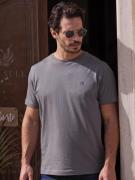 Lerros T-shirt LERROS basic T-shirt met logostiksel